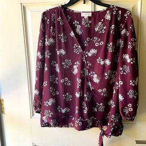 Loft outlet blouse, large, EUC